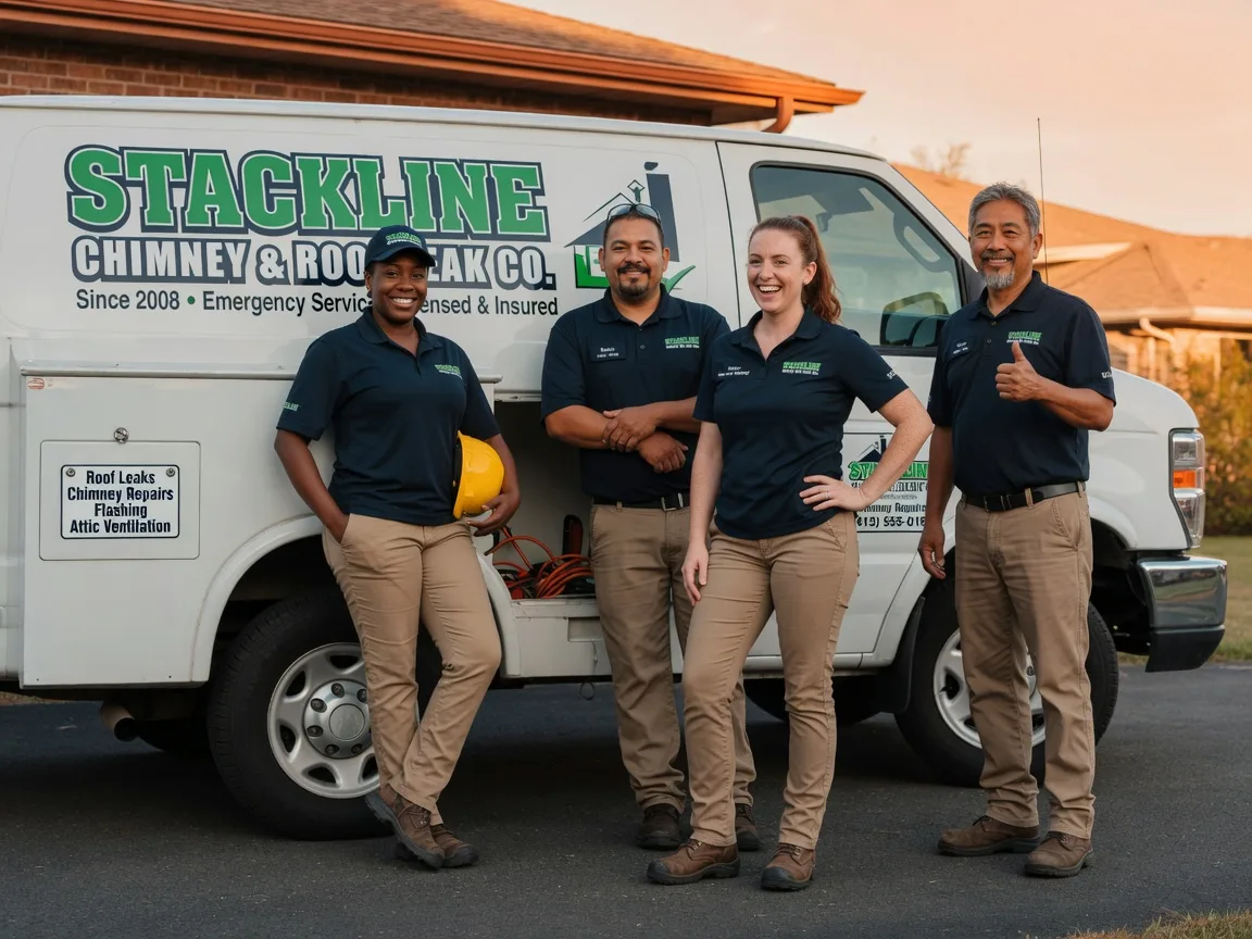 Chimney flashing repair company in Elmora, PA